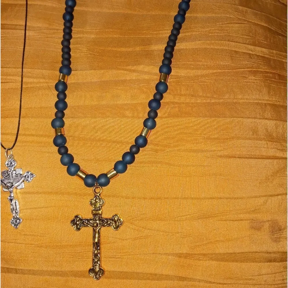 2 cross Necklaces